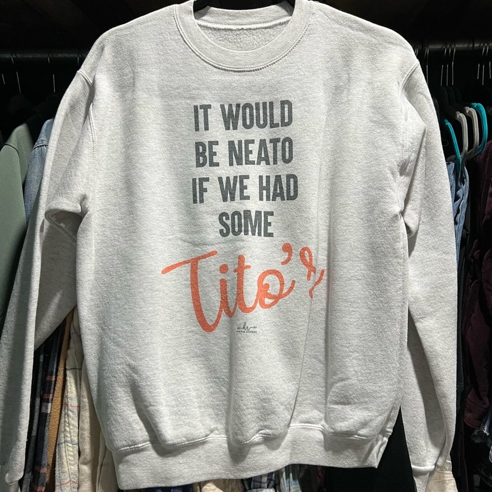 Gray Graphic Men's Sweater